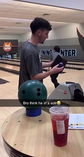 Bro Thinks He's in an Edit - Hilarious Bowling Fail
