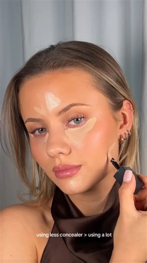Why makeup artists often recommend using less concealer