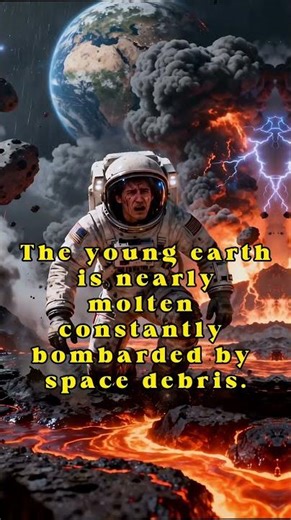 You Wouldn’t Survive One Second on Early Earth #asteroid #cosmicexploration #astronomy