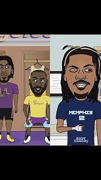 Lakers Vs Grizzlies Cartoon - 2023 NBA Playoffs First Round