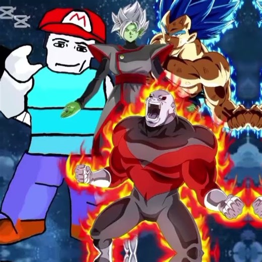 me (box_crap27) vs dragón ball|png and animation create for me