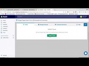 Setting Up A Single Page Order Form For Your Shopify Store