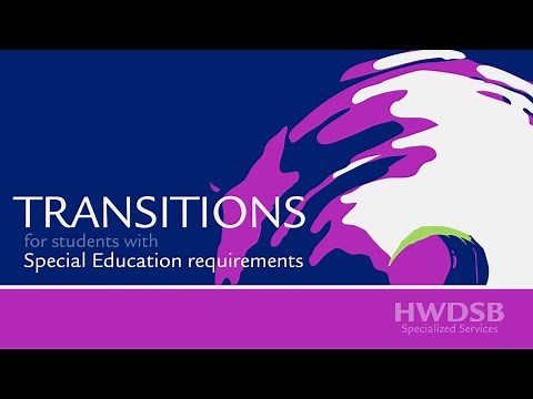 Transition Planning for Students with Special Education Requirements