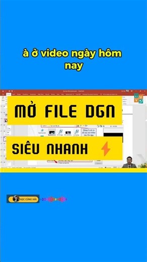 The Fastest Way to Open DGN Files!