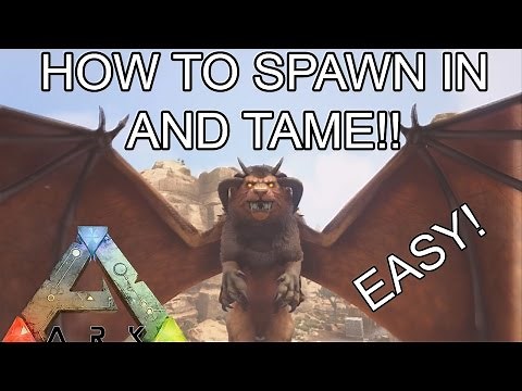 ARK: SURVIVAL EVOLVED - HOW TO SPAWN IN THE MANTICORE , TAME AND MORE! -(XBOX ONE/PC)