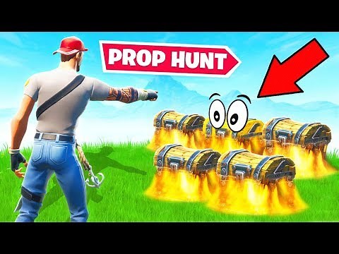 *RANDOM* Prop Hunt CHESTS for LOOT! *NEW* Game Mode in Fortnite