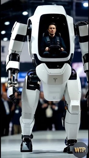 Elon Musk Pilots a Giant Mech Robot at a Tech Expo! 🤖🚀