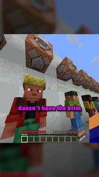 Wearable Villager Hat Commands #minecraft