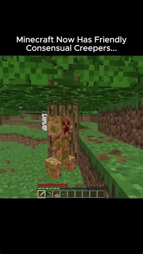 Minecraft Friendly Creepers Moment