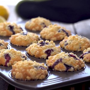 Easy Blueberry Muffins - soft and fluffy, bursting with flavor, with a delicious crispy buttery topping, it’s hard not to fall in love with them. Full recipe: https://bit.ly/3a0GKgC | Home Cooking Adventure