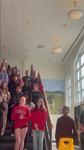 McClure Middle School Chorus “Elijah Rock” rehearsal Spring 2025