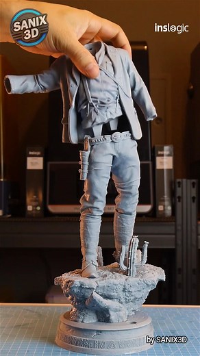 206 reactions · 3 comments | Meet Arthur Morgan like never before! 3D Printed Arthur Morgan with Standard Pro Resin Just perfect details! Low Viscosity: Cures quickly, minimizes shrinkage, and ensures precise prints. Low odor throughout the printing process. ⚙️Perfect for Art & design, Hobby models, Educational purposes! Ready to bring him home? | Inslogic 3D | Facebook