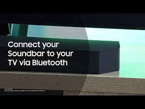 How-To Connect your Soundbar to your TV via Bluetooth | Samsung