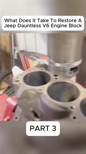 2K views | What Does It Take To Restore A Jeep Dauntless V6 Engine Block | Enginebuildcar1 | Facebook