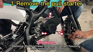 SYX MOTO Exhaust Assembly for Holeshot Mini Dirt Bike Parts and Accessories Replacement