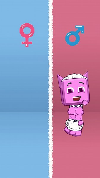 Sprunki-craft Boy or Girl 😁🤯 #minecraft #animation #shorts
