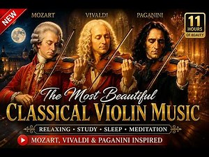 🎻 The Most Beautiful Classical Violin Music | Mozart Vivaldi & Paganini Inspired | Relaxing Music