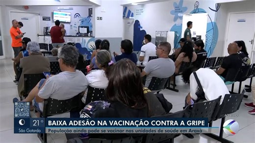 Baixa procura marca Dia D de vacinação contra gripe em Araxá