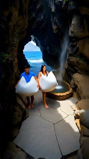 Hidden Cave Oasis #hidden #cave #explore