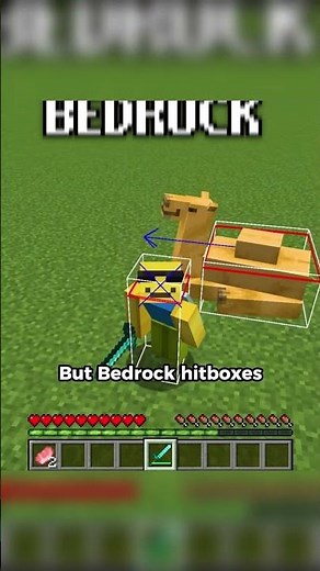 Hitbox in Java Vs Bedrock