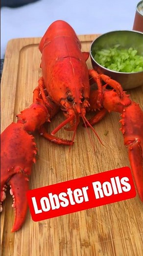 Lobster Roll Canadian Street Food from the Grill #lobster #hummer #recipe DAD's BBQ