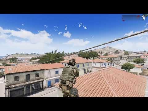 [ArmA 3 Mod Showcase] Advanced Urban Rappelling, Advanced Zipline, Breaching Charge