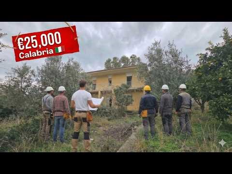 Old house renovation in calabria | House price: €25,000 #diy