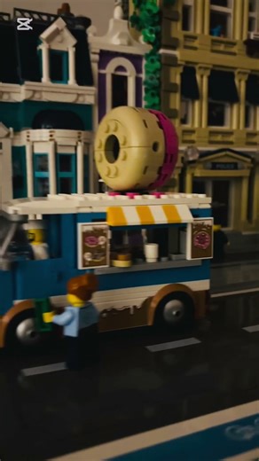 LEGO City Setup – Modular Buildings & Road with Vehicles 🚗 | #shorts