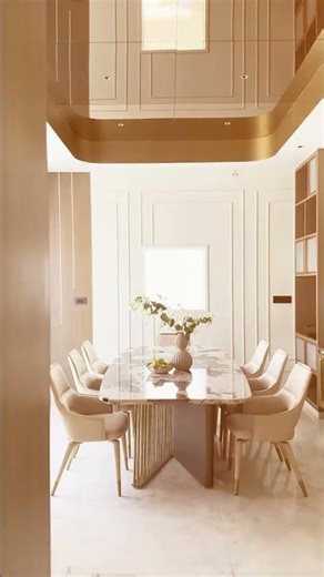 Elegant Dining Space in a Dream Villa | Dipttii Khanna Designs