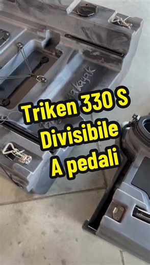 Big Mama Kayak Triken 330 S divisibile a pedali #BigMamaKayak #Triken330 #triken330s #KayakFishing