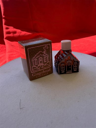 Avon Gingerbread Cottage Sweet Honesty Cologne Bottle W/ Original Box Vintage 1983 - Etsy