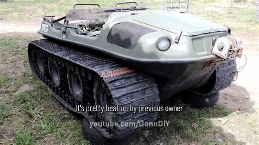 Full start to finish restoration of a rundown Argo 8x8 amphibious vehicle. Argo is a Canadian amphibious extreme terrain vehicle. It has 8x8 drivetrain and factory rubber tracks. This Argo 8x8 was used by an energy company on the power lines and it was really beat up. I bought it at an auction and saved it by fully rebuilding it. I hope you enjoy! | Donn DIY