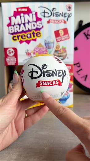 Unboxing Disney Snacks Mini Brands - ASMR Experience