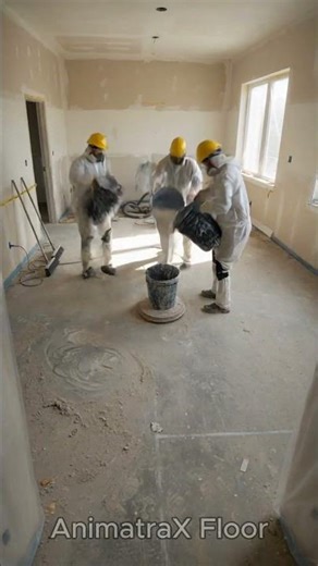 “From Dust to Luxury ✨ Home Office Epoxy Floor Transformation”