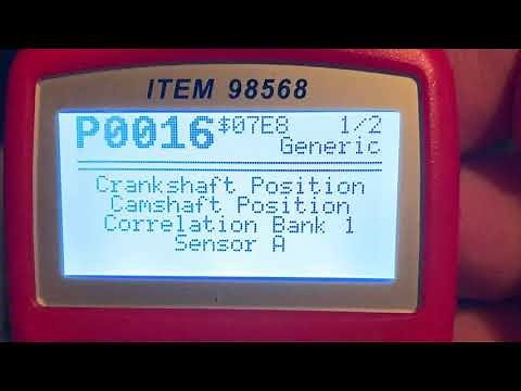 2008 Ford Expedition P0016 Crank position sensor