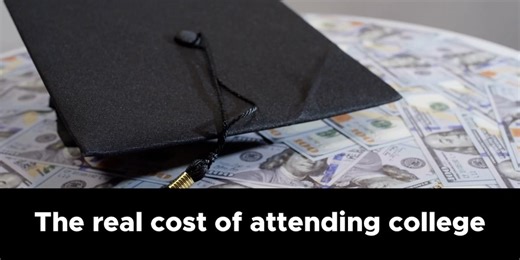 The real cost of attending college