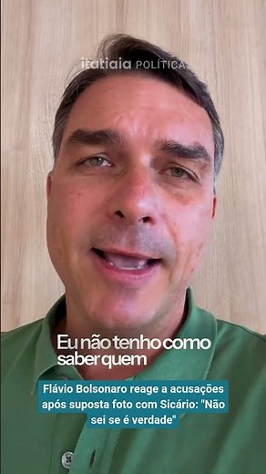FLÁVIO BOLSONARO RESPONDS TO ACCUSATIONS AFTER ALLEGED PHOTO WITH HITMAN: "I DON'T KNOW IF IT'S T...