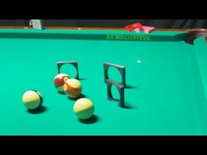 Billiards and pool table lessons with precision, aiming tool ￼