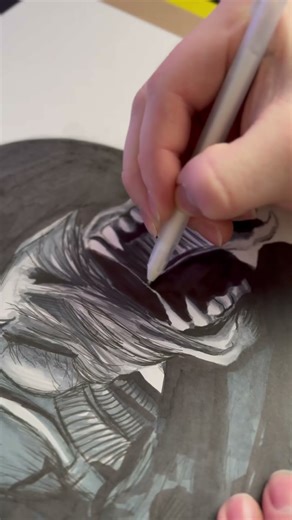 HOW TO DRAW THE XENOMORPH #alien #scarymovies #horrormovies #drawing #halloween