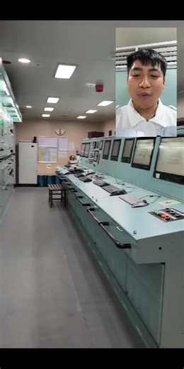 Welcome to our Engine Control Room mga idol. #marineengineering | Mhark Christian Cenaon