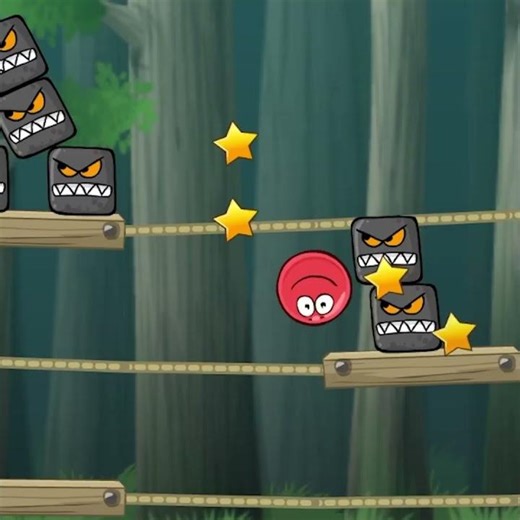 Red Ball vs 100 Boxes – Forest Challenge