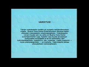 Walt Disney Home Video Warning Screen (1990s Finland)