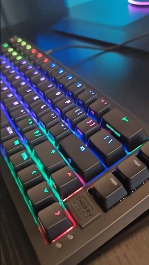 Checking out the CHERRY XTRFY K5V2 Compact Keyboard!#cherry #rgb #keyboard #gamingkeyboard