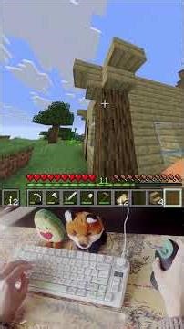 ASMR Minecraft ⛏️ Starter House Build | Eps 2 | Part 1 #asmr #minecraftasmr