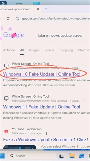 Boss ko ye screen dikhao aur dekho reaction 😳 #windowshacks #pctips #pranks