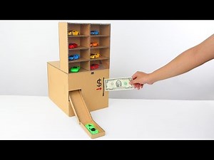 Comment fabriquer un distributeur automatique de voitures en carton