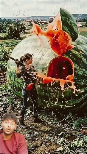 🍉 Wait ...She turned a Gaint watermelon into a luxury office #satisfying #asmr #shorts #renovation