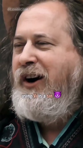 Richard Stallman Explains Emacs vs Vi #RichardStallman #Emacs #Vi