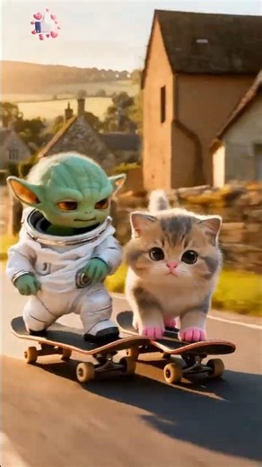 The Baby Alien and Kitten's CRAZY Cheeseburger Chase!