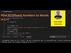 How to convert Numbers to Words in C++